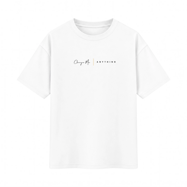 Oversize T-shirt – Minimal Typography / 265