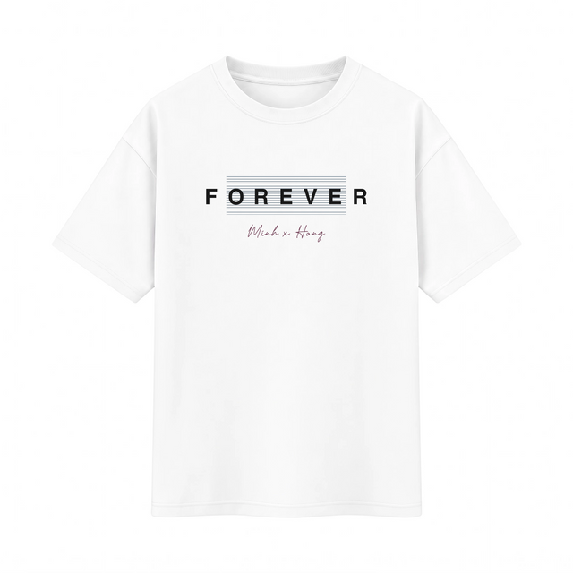 Oversize T-shirt – Minimal Typography / 64