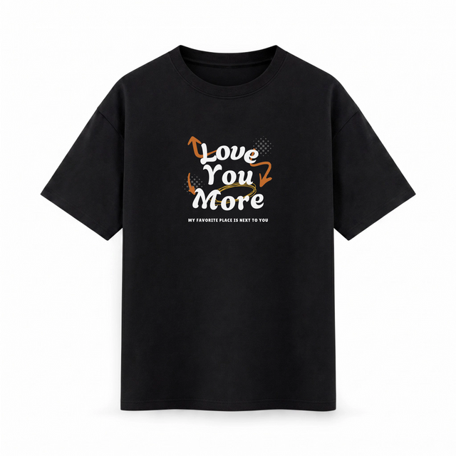 Oversize T-shirt – Handwritten Typography / 137