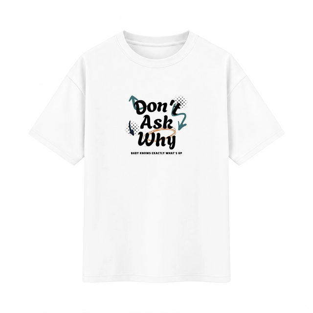 Oversize T-shirt – Handwritten Typography / 137