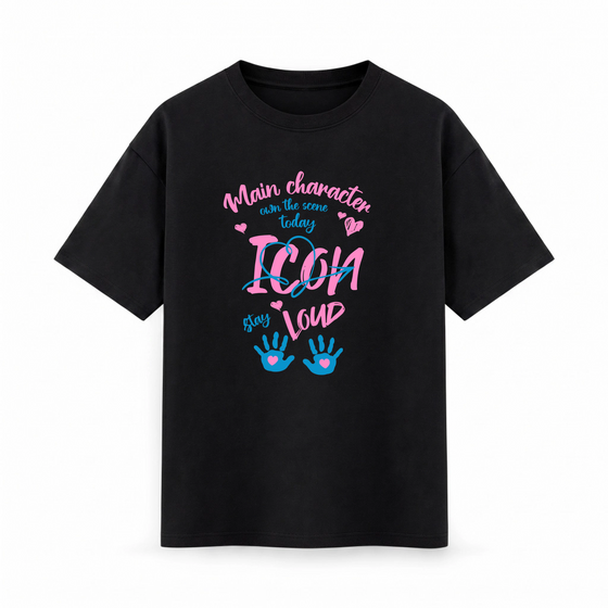 Oversize T-shirt – Cute Typography / 107