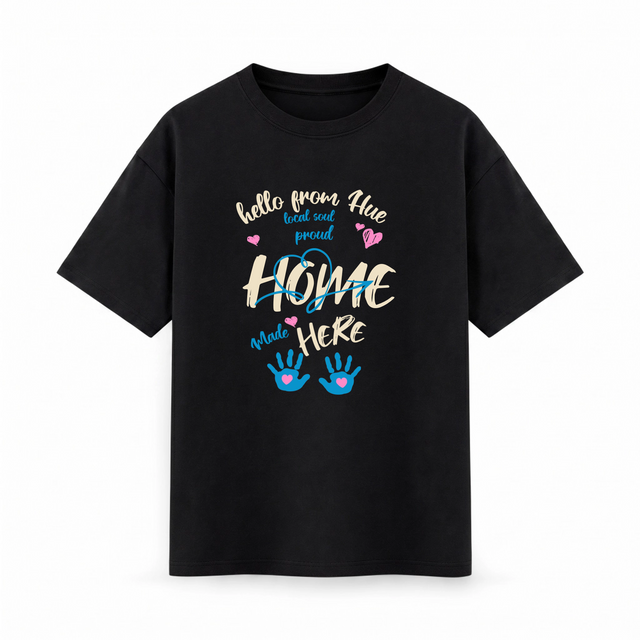 Oversize T-shirt – Cute Typography / 107