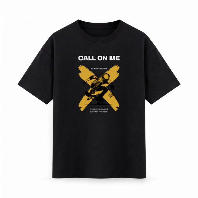Oversize T-shirt – Geometric animal / 68