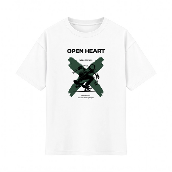 Oversize T-shirt – Geometric animal / 68