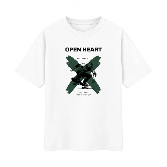 Oversize T-shirt – Geometric animal / 68