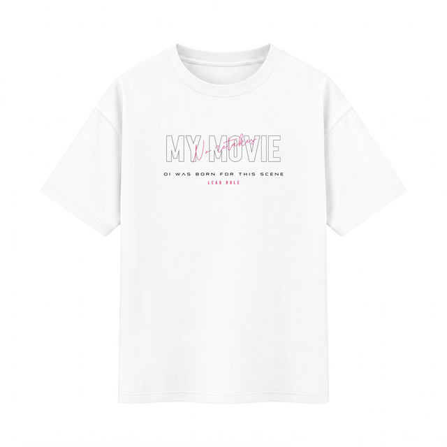 Oversize T-shirt – Bold Typography / 90