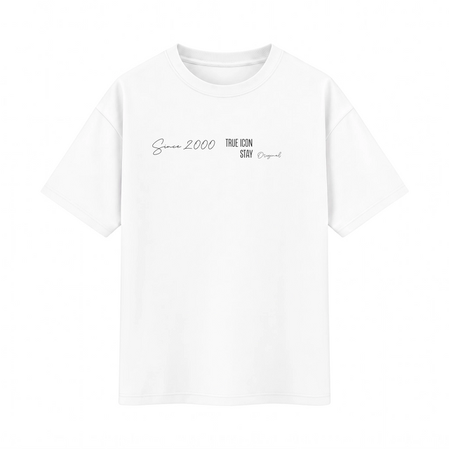 Oversize T-shirt – Soft Typography / 478
