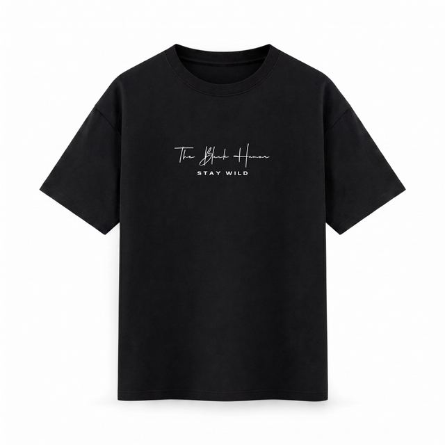 Oversize T-shirt – Minimal Typography / 491