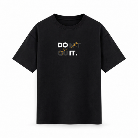 Oversize T-shirt – Minimal Typography / 495