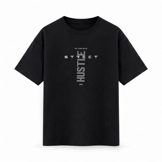 Oversize T-shirt – Minimal Typography / 522