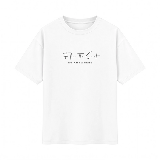 Oversize T-shirt – Minimal Typography / 491