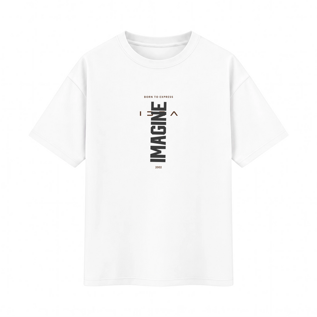 Oversize T-shirt – Minimal Typography / 522