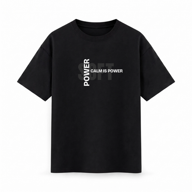 Oversize T-shirt – Minimal Typography / 552