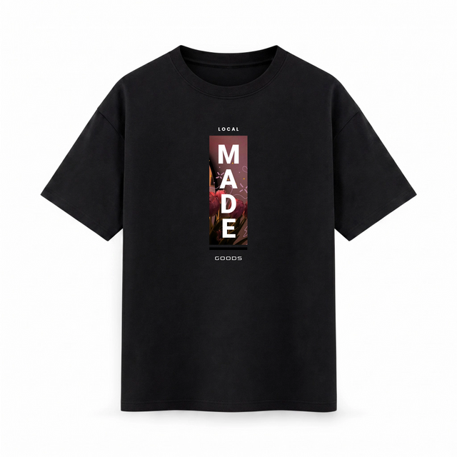 Oversize T-shirt – Badge Typography / 483
