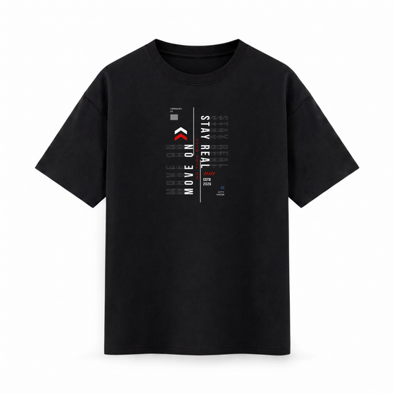 Oversize T-shirt – Geometric animal / 228