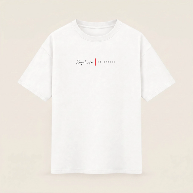 Oversize T-shirt – Minimal Typography / 265