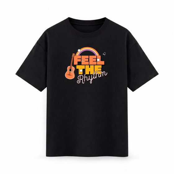 Oversize T-shirt – Retro Typography / 127