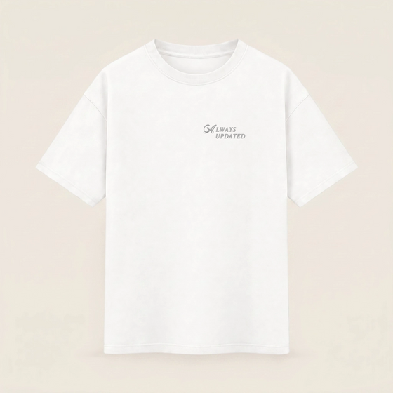 Oversize T-shirt – Minimal Signature / 722