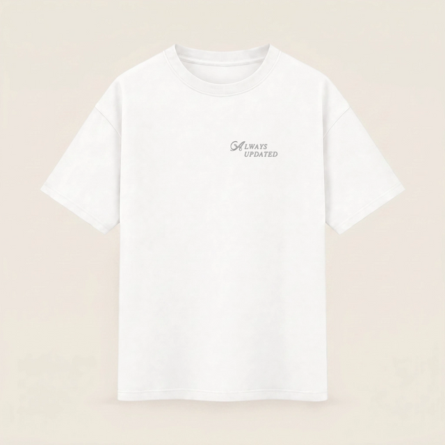 Oversize T-shirt – Minimal Signature / 722