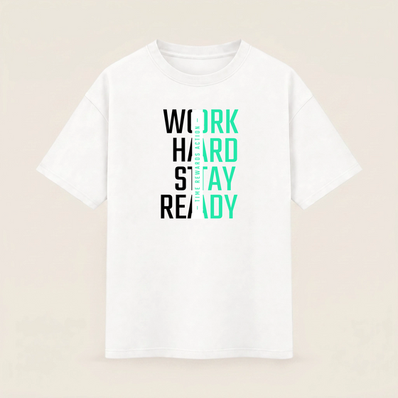 Oversize T-shirt – Bold Typography / 131