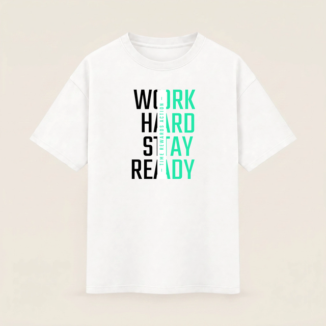 Oversize T-shirt – Bold Typography / 131