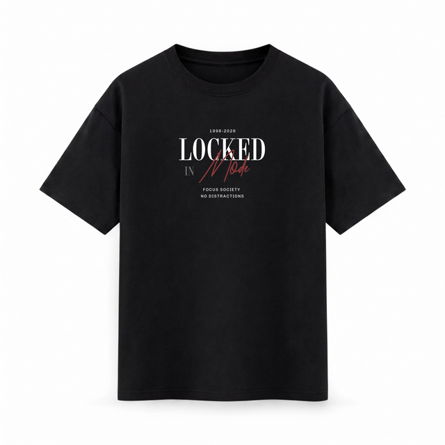 Oversize T-shirt – Minimal Typography / 46