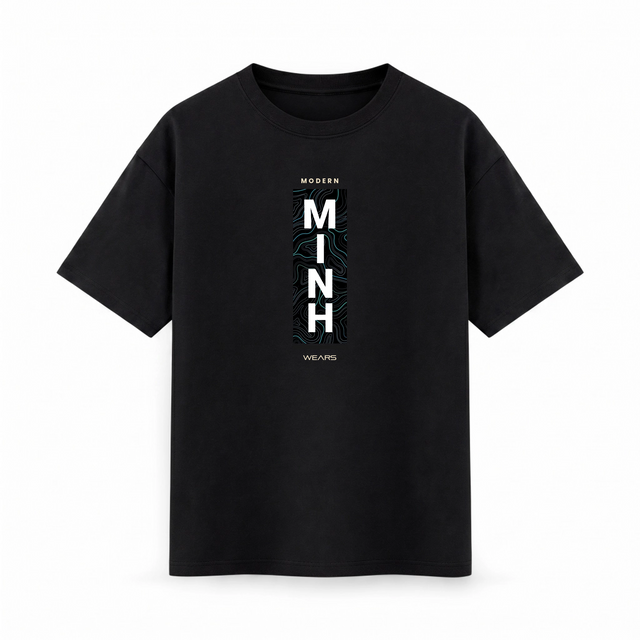 Oversize T-shirt – Badge Typography / 483