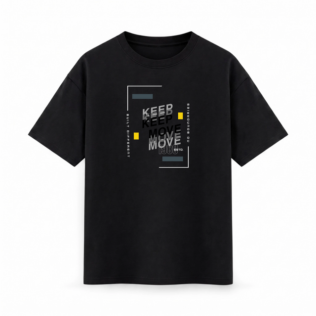 Oversize T-shirt – Modern Typography / 200
