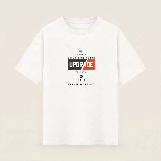 Oversize T-shirt – Streetwear Typography / 158