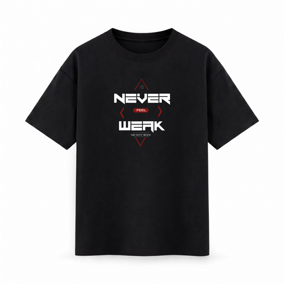 Oversize T-shirt – Futuristic Typography / 521