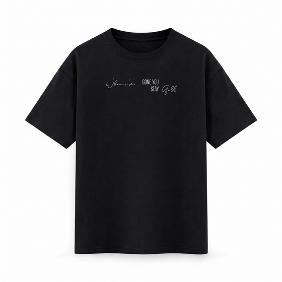 Oversize T-shirt – Soft Typography / 478