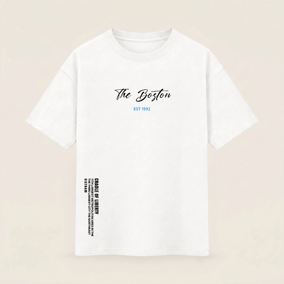 Oversize T-shirt –Minimal Typography / 61