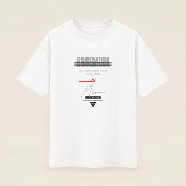 Oversize T-shirt – Typography Mix / 206