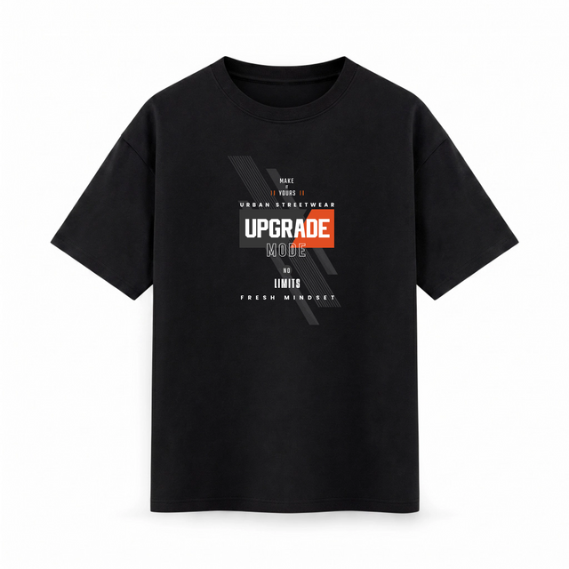 Oversize T-shirt – Streetwear Typography / 158