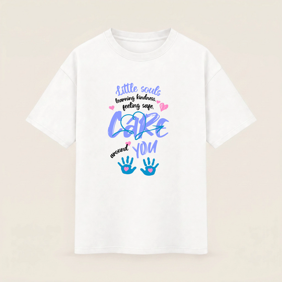 Oversize T-shirt – Cute Typography / 107