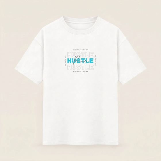 Oversize T-shirt – Bold Typography / 504