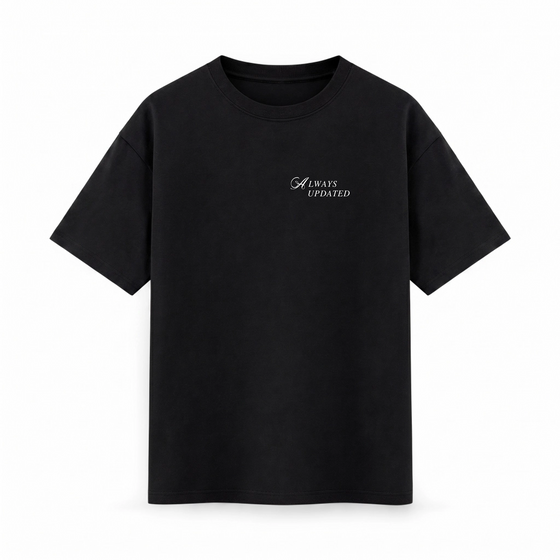 Oversize T-shirt – Minimal Signature / 722