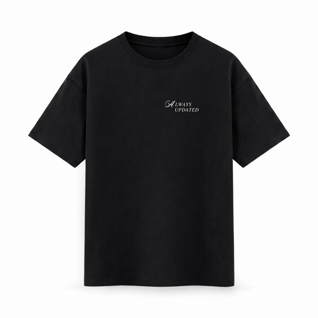 Oversize T-shirt – Minimal Signature / 722