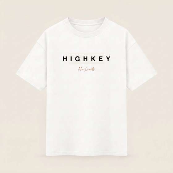 Oversize T-shirt – Minimal Typography / 64