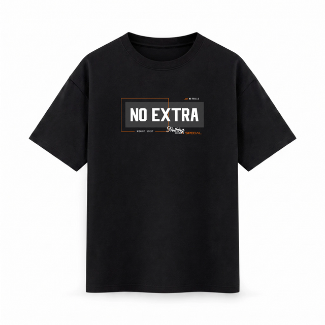 Oversize T-shirt – Bold Typography / 84