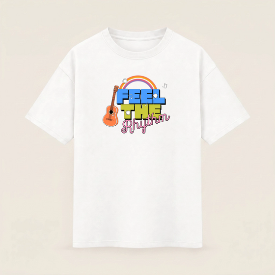 Oversize T-shirt – Retro Typography / 127