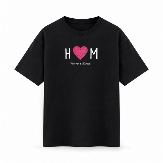 Oversize T-shirt – Minimalist Typography / 112