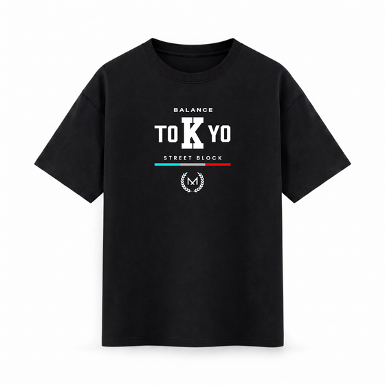 Oversize T-shirt – Varsity typography / 531