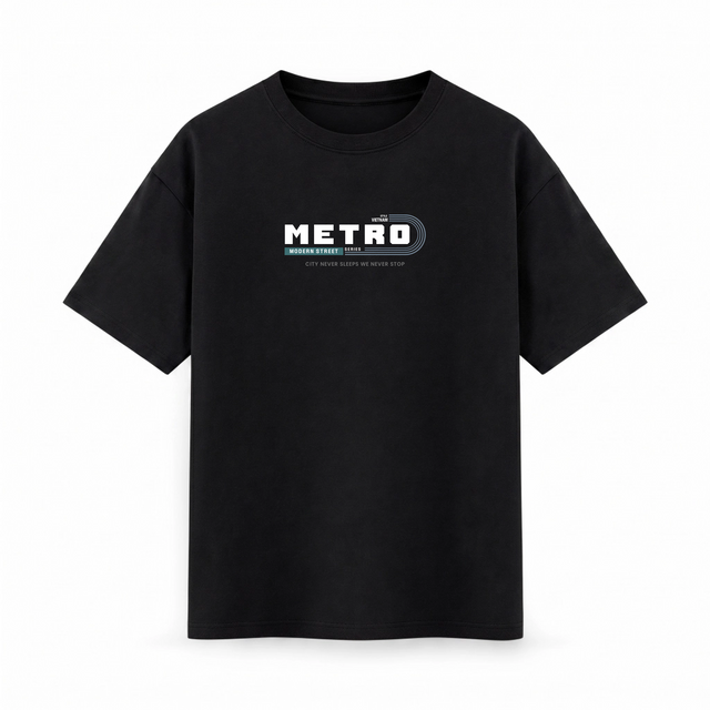 Oversize T-shirt – Bold Typography / 79