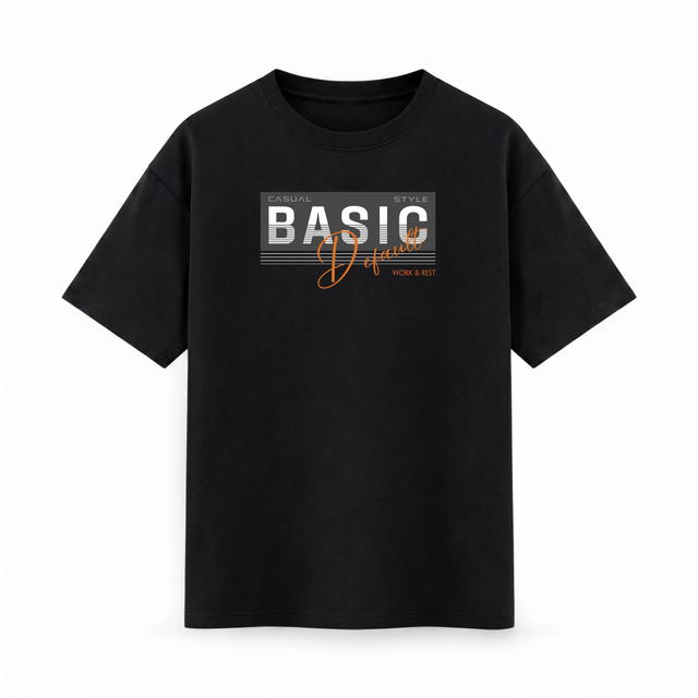 Oversize T-shirt – Bold Typography / 88