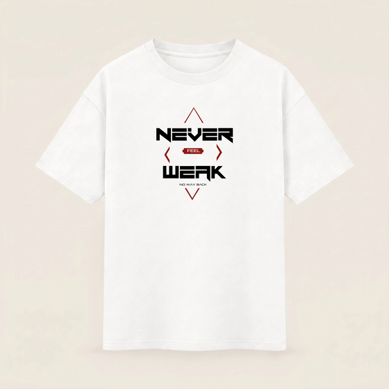 Oversize T-shirt – Futuristic Typography / 521
