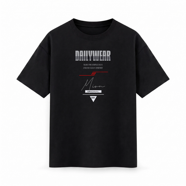 Oversize T-shirt – Typography Mix / 206