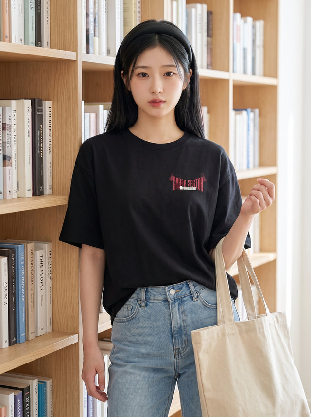 Oversize T-shirt – Gothic Streetwear / 416