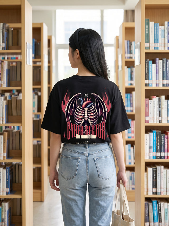 Oversize T-shirt – Gothic Streetwear / 416