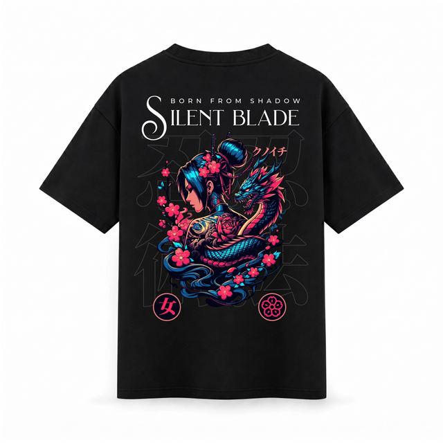 Oversize T-shirt – Samurai Girl / 290